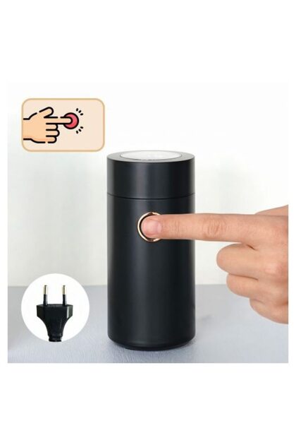 Râșniță electrică ER1020, 150W, capacitate 50g, lame din oțel inoxidabil, capac transparent, recipient din oțel inoxidabil, negru mat