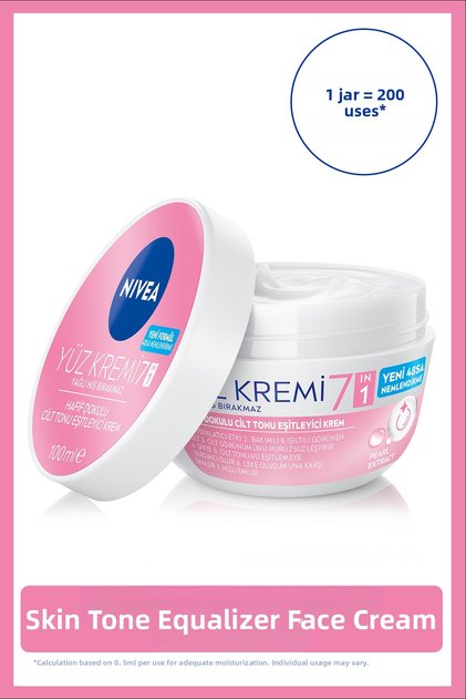 5 in 1 Skin Tone Equalizing Face Care Cream, Spf 15, 24 Hour Moisturizer, Anti-Blemish Formation