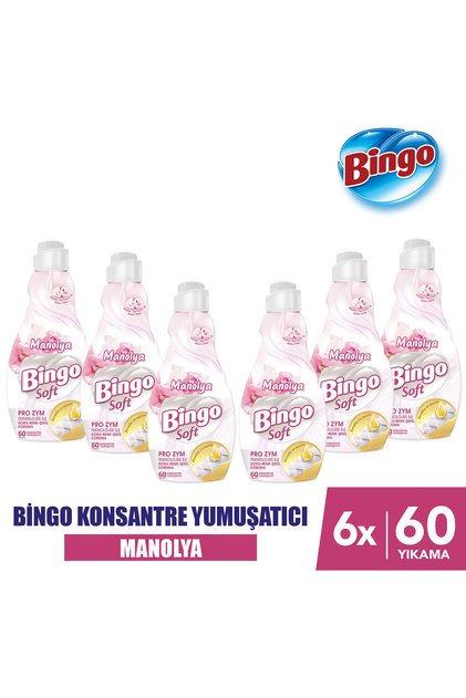Soft Konsantre Çamaşır Yumuşatıcısı Manolya 1440 ml X 6 Adet
