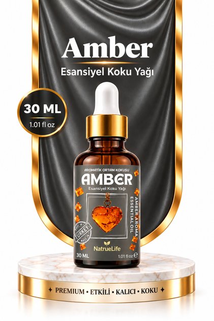 Amber - Esansiyel Koku Yağı - Aromatik Oda ve Ortam Kokusu 30 ML