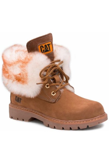 Cat Utah Fur Kadın Tarçın Nubuk Bot