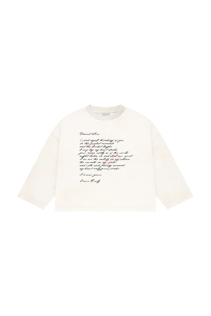 Cher Amour Uzun Kollu T-Shirt