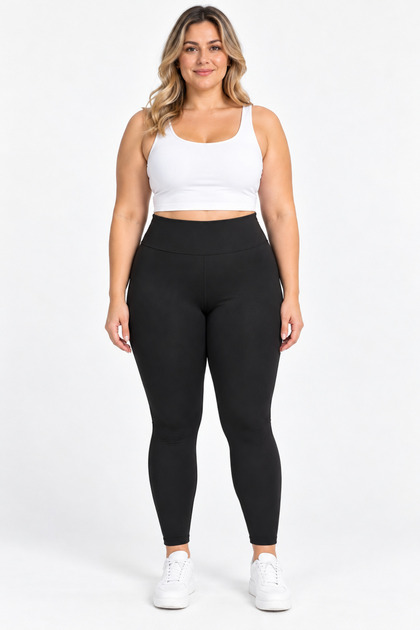Women's Plus Size Shaping High Waist Tights