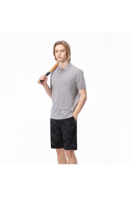 Men's Cotton Lycra Stretch Solid Polo Shirt