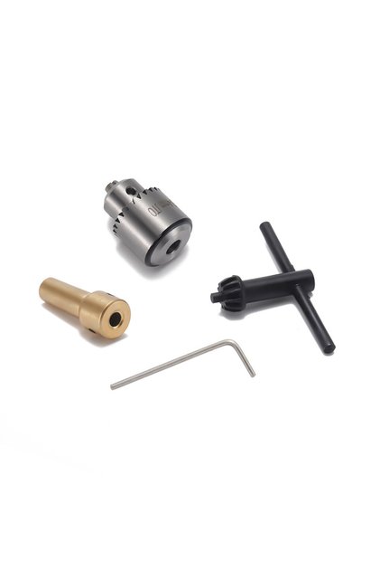 4pcs set 4pcs/set Universal Precision Metal Key Controlled Chuck Kits 0.3-4mm Electric Grinding Dril