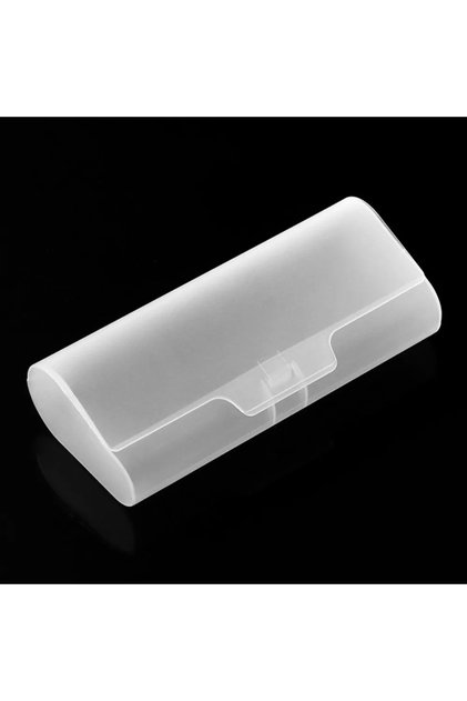 white1pcs Ultra Light Hard Frosted Glasses Case Plastic Portable Travel Sunglasses Case Protective C
