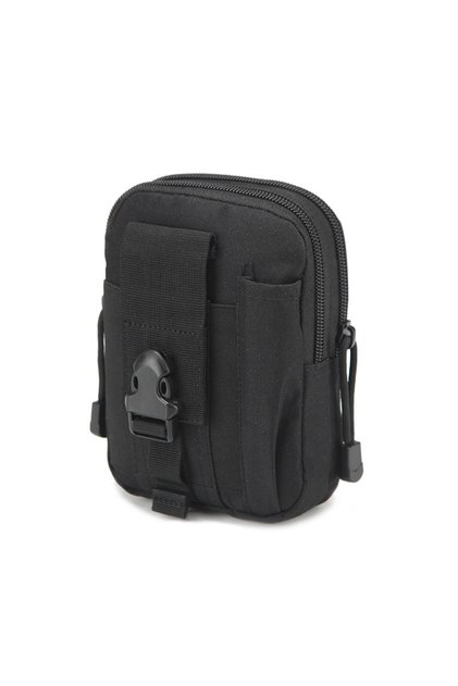black Molle Pouch Multipurpose Waist Bag Tactical Holster Waist Belt Pack Wallet Pouch Purse Phone C