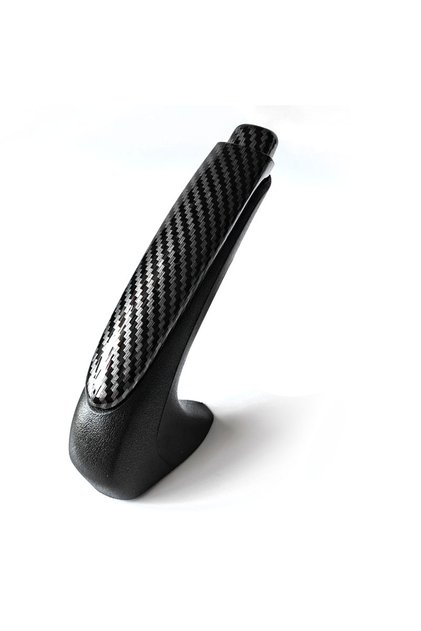 Carbon color Carbon Fiber Front Hand Brake Trim Cover For Honda Civic 2006 2007 2008 2009 2010 2011