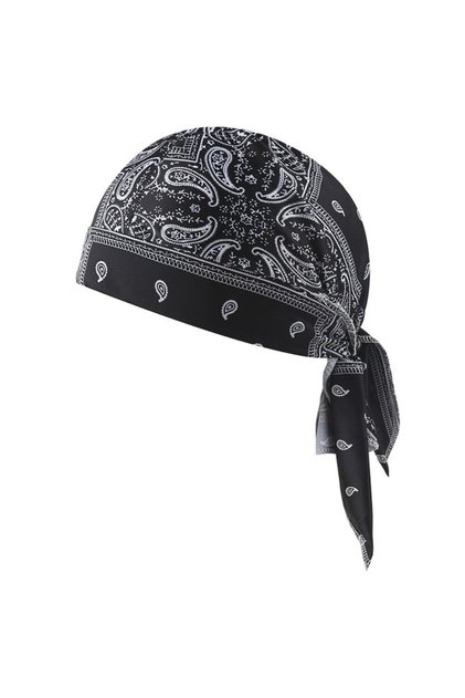 1 Paisley Print Hijab Caps Quick Dry Adjustable Bandana Headscarf UV Protection Breathable Cycling H