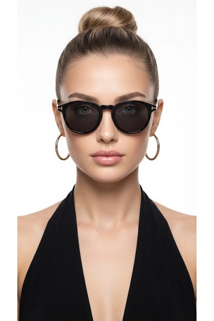 Eva Black-Black Sunglasses