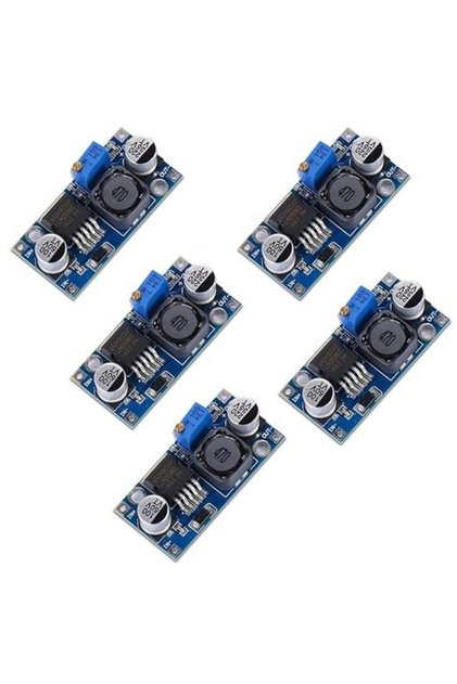 5 قطع من محول LM2596 DC إلى DC خافض للجهد عالي الكفاءة، منظم جهد من 3.0-40 فولت إلى 1.5-35 فولت