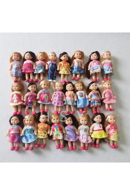 <15cm hhD-Different-5Pcs Multi style set with optional mini baby palm dolls, girl player toys, gifts