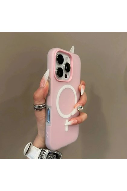 iPhone 15 Plus YHF Luxury Matte Pink For Magsafe Phone Case for iPhone 11 12 13 14 15 16 Pro Max PLU