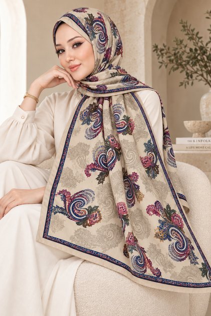 Patterned Soft Shawl - 030