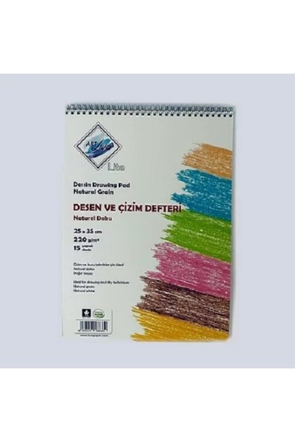 Lite Pattern and Drawing Notebook 25X35 220Gr 15 Pages