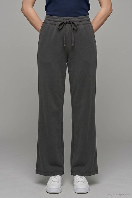 Laetitia Brown Soft Textured Sweat Pants