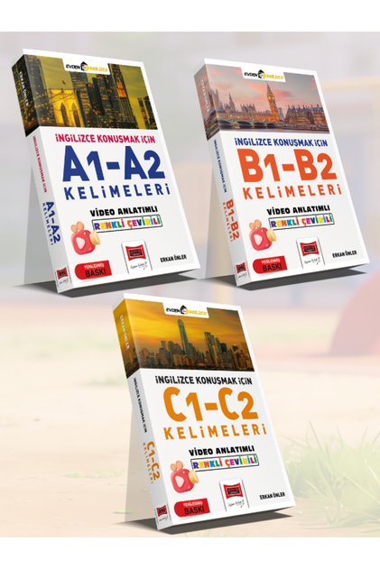 Sıfırdan ileri Düzeye ingilizce Kelime (3 KİTAP-SON BASKI)
