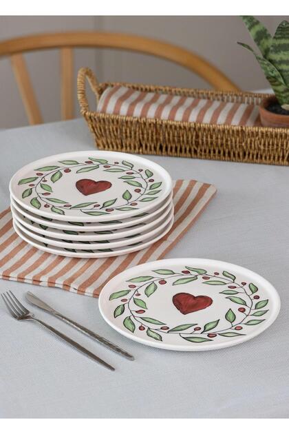 Luv Pasta Plate Set of 6 19 cm