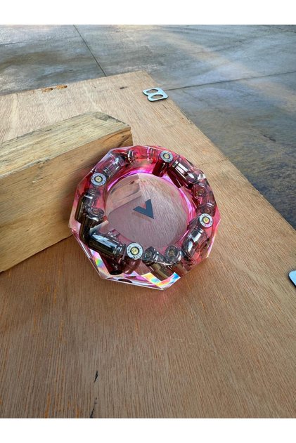 9MM DIAMOND MERMİLİ KÜLLÜK (Pembe Efekt)