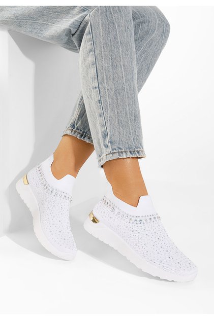 Sneakers dama Marcie albi