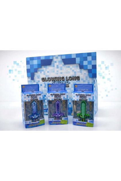 Minecraft Işıklı Kılıç Anahtarlık