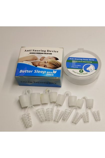 8PC with box 8PCS Silicone Anti Snoring Device Prevent Snoring Sleeping Prevent Nasal Congestion Sno