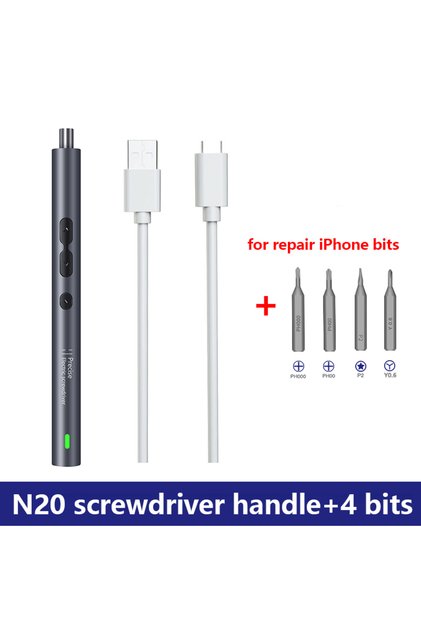 N20 handle 4 bits 62/6 in 1 Electric Screwdriver Set Precision Handle Portable Power Tool Kits Wirel