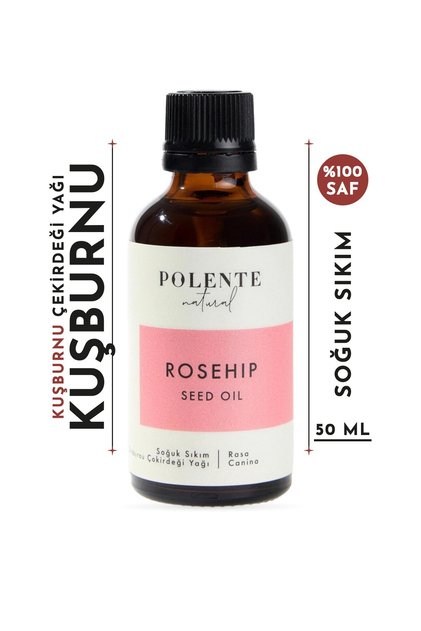 Kuşburnu Çekirdeği Yağı - %100 Saf, Soğuk Sıkım (50 ml)