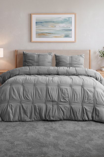 Bianca Single Comfort Set Anthracite