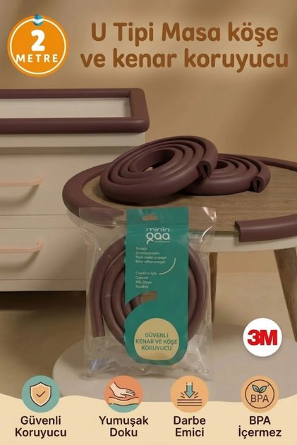 2 Metre Mobilya Kenar Koruyucu Çocuk Güvenliği Köşe Bebek Çocuk Koruma Seti Ve Darbe Önleyici