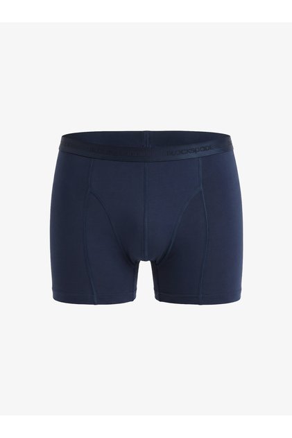 Men's Cotton Elastane Boxers Aura 9502 - Navy Blue