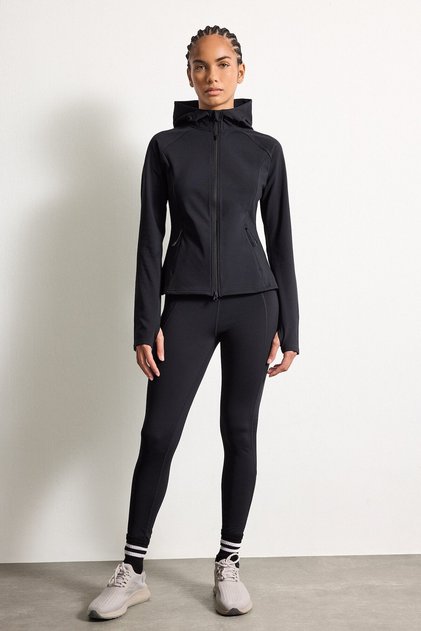 High Waist Sports Leggings with Stitching Detail I2273Ax26Wn