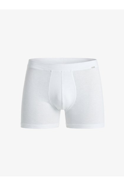 9313 White Silver Modal Long Men's Boxers