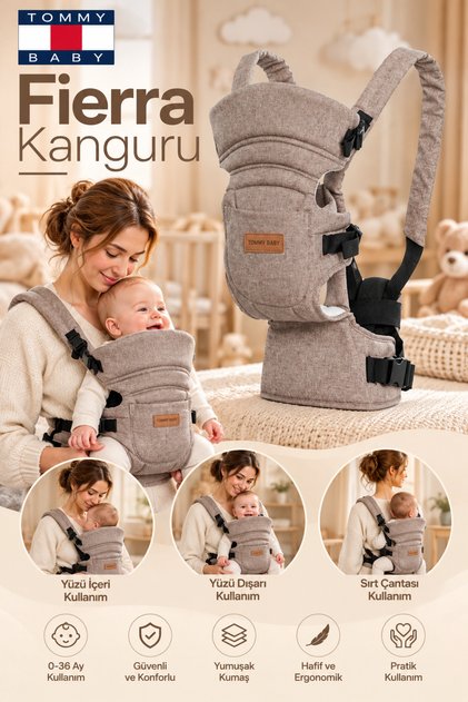 Fierra Bebek Taşıyıcı Kanguru - Bebek Taşıma Kangurusu