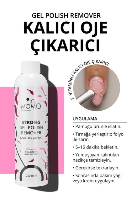 Kalıcı Oje Çıkarıcı (Gel Polish Remover), 250 ml