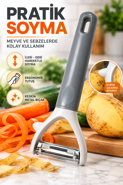 Luxury Quality Plastic Stainless Steel Slingshot Peeler