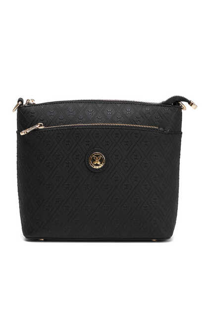 Black Print Women's Crossbody Bag - S26K1Pr09209-P1Q