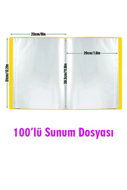 sunum dosyası 100'lü Sarı