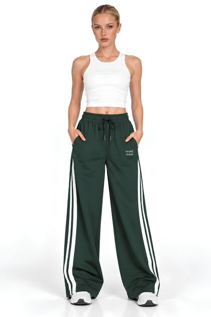 Women's Wide Leg Sweatpants | Standard Size | Wide Leg Cut | Casual Sportswear | Modern Women's Trousers | Sporty Stylish Combinations | Casual Daily Style | Wide Cut Women's Sweatpants