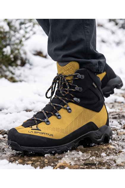 Aequilibrium trek gore-tex (waterproof) men's trekking boot yellow