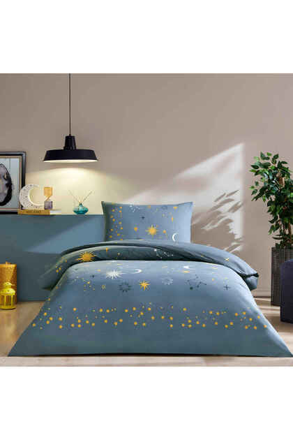 Mopti Ranforce Single Duvet Cover Set Blue