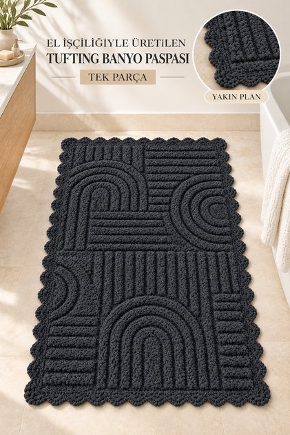 Bodrum Tufting Cotton Handmade Braided Mat 113 (80 X 135 cm)
