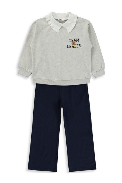 Team Leader 6-9 Years Old Tracksuit Set - Ecru