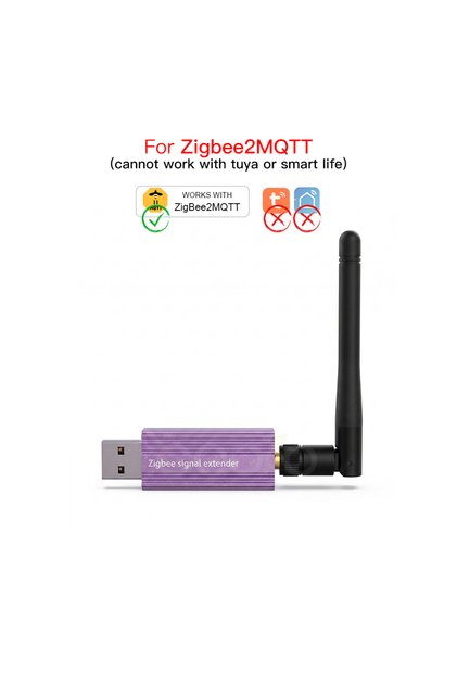 موسع إشارة USB لـ Zigbee2MQTT Tuya Zigbee مع هوائي قابل للفصل ومكرر إشارة عالي الكسب للمنزل الذكي