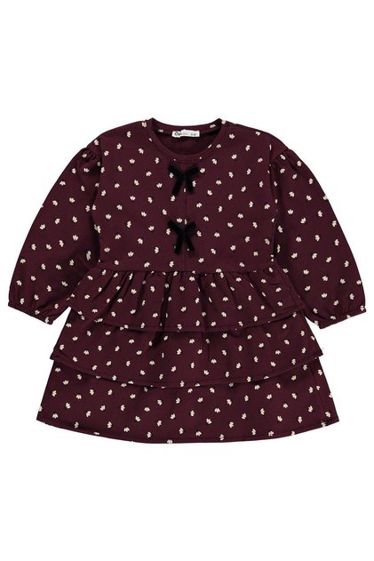 Floral Printed 2-5 Years Old Jile and Dress - Lilac