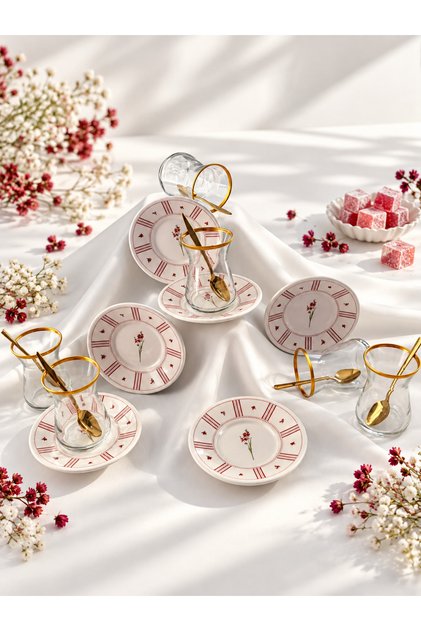 Lavinya Model 6-Person 12-Piece Luxury Tea Set