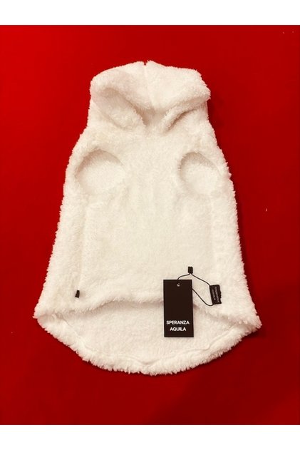 Kolsuz kapşonlu köpek yeleği