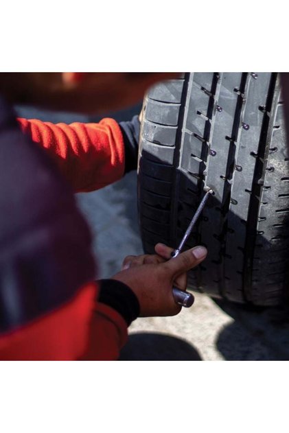 Kit pentru reparatii de urgenta ale anvelopelor auto si moto set 7 piese Shopiens®