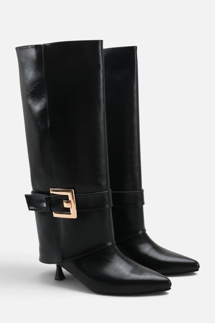 Ary women's bellows short heeled boots a012-k42