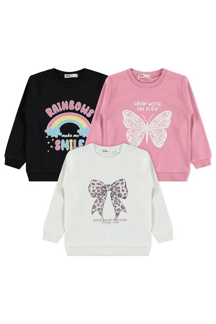 3-Pack Sweatshirt for 2-5 Years Old Km